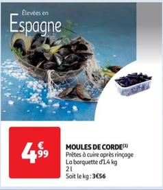 Moules De Corde offre à 4,99€ sur Auchan Supermarché