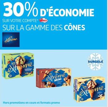 Nestlé - Cônes Extrême offre sur Auchan Supermarché