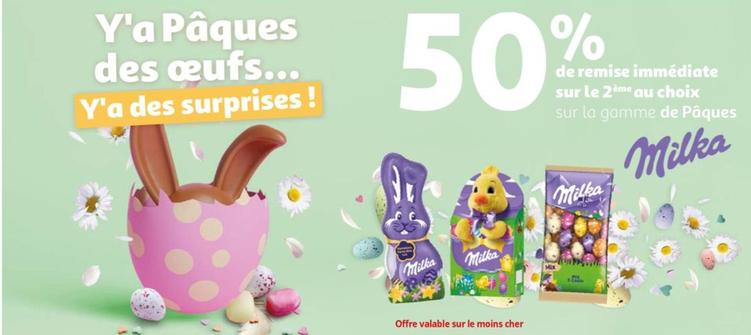 Milka - De Pâques offre sur Auchan Supermarché