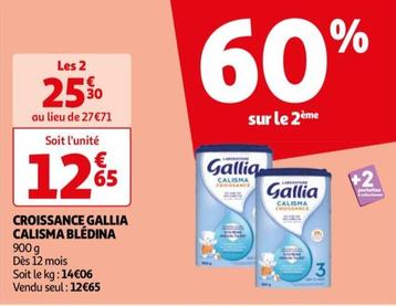 Blédina - Croissance Gallia Calisma offre à 12,65€ sur Auchan Supermarché