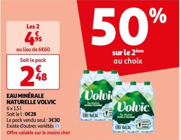 Volvic - Eau Minérale Naturelle offre à 3,3€ sur Auchan Supermarché