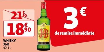 J&b - Whisky offre à 18,9€ sur Auchan Supermarché