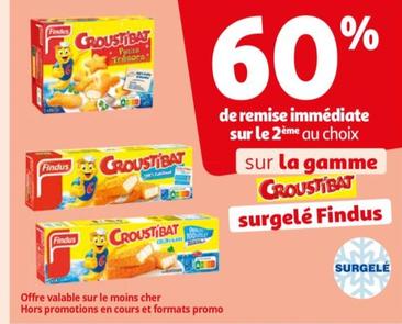 Findus - Sur La Gamme Croustibat Surgelé offre sur Auchan Supermarché