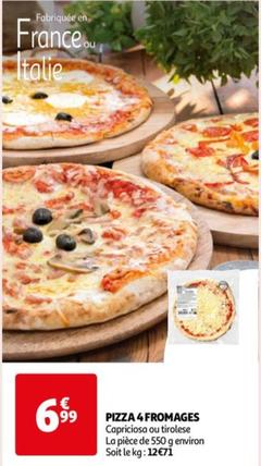 Pizza 4 Fromages offre à 6,99€ sur Auchan Supermarché