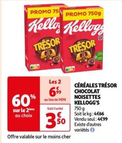 Kellogg'S - Céréales Trésor Chocolat Noisettes offre à 4,99€ sur Auchan Supermarché