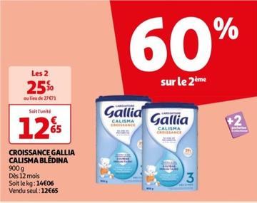 Gallia - Croissance Calisma Bledina offre à 12,65€ sur Auchan Supermarché