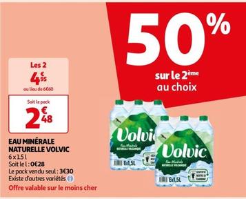 Volvic - Eau Minérale Naturelle offre à 3,3€ sur Auchan Supermarché
