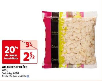 Amandes Effilées offre à 2,72€ sur Auchan Supermarché
