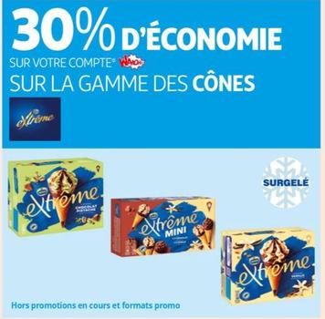 X Treme - Sur La Gamme Des Cônes offre sur Auchan Supermarché