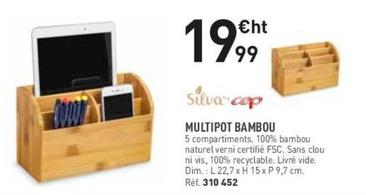 Silva Cep - Multipot Bambou offre à 19,99€ sur Hyperburo