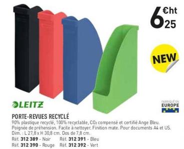 Leitz - Porte-Revues Recyclé offre à 6,25€ sur Hyperburo