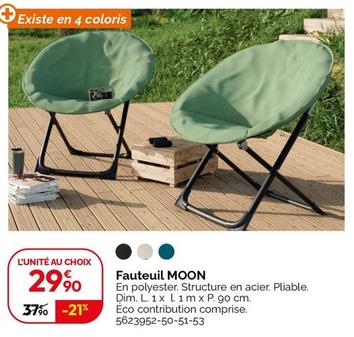 Fauteuil Moon offre à 29,9€ sur Weldom