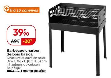 Barbecue Charbon De Bois Basica offre à 39,9€ sur Weldom