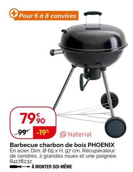 Phoenix  - Barbecue charbon de bois offre à 79,9€ sur Weldom