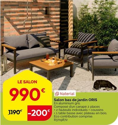 Oris - Salon bas de jardin offre à 990€ sur Weldom