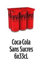 Coca Cola - Sans Sucres 6x33cl offre sur Lidl