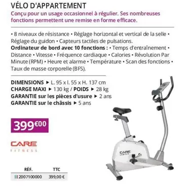 Vélo D'Appartement offre à 399€ sur Distri Club Médical