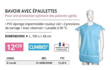 Bavoir Avec Épaulettes offre à 12,3€ sur Distri Club Médical