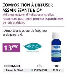Eona - Composition À Diffuser Assainissante Bio offre à 13,9€ sur Distri Club Médical