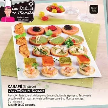 Les Délices De Mendès - Canapé offre sur E.Leclerc