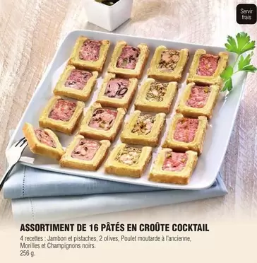 Assortiment De 16 Pâtés En Croûte Cocktail offre sur E.Leclerc