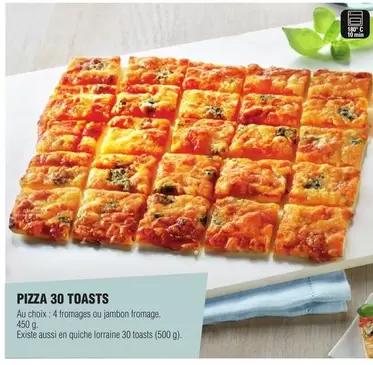 Pizza 30 Toasts offre sur E.Leclerc