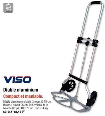 Viso - Diable Aluminium offre à 68,17€ sur Calipage