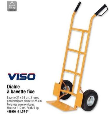 Viso - Diable À Bavette Fixe offre à 91,57€ sur Calipage