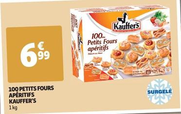 Kauffer'S - 100 Petits Fours Apéritifs offre à 6,99€ sur Auchan Hypermarché