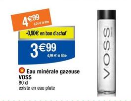 Voss - Eau Minérale Gazeuse offre à 3,99€ sur Migros France
