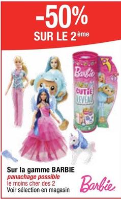 Barbie - Sur La Gamme  offre sur Migros France