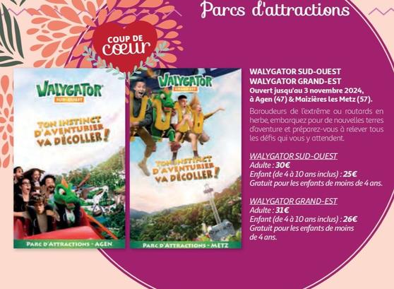 Valygator - Livres Pour Enfants offre à 25€ sur Auchan Hypermarché