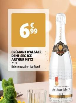 arthur mertz - cremant d'alsace demi-sec ice