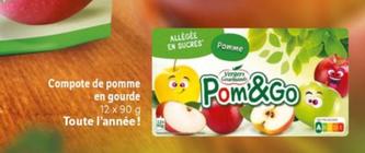 Pom&Go - Compote De Pomme En Gourade  offre sur Lidl