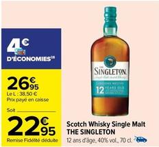 Whisky offre sur Carrefour