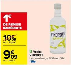 Vodka offre sur Carrefour