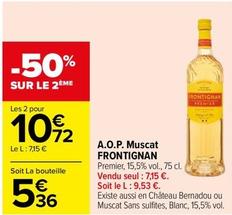Muscat offre sur Carrefour