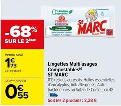 Lingettes offre sur Carrefour