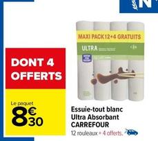 Essuie tout offre sur Carrefour