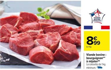 Viande bovine offre sur Carrefour