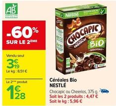 Céréales offre sur Carrefour