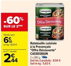 Ratatouille offre sur Carrefour