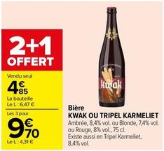 Bière offre sur Carrefour