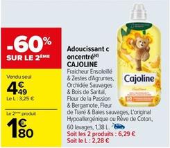 Adoucissant offre sur Carrefour