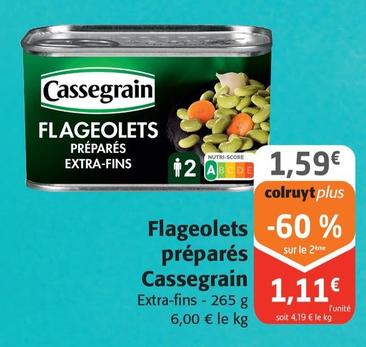 Cassegrain - Flageolets Préparés