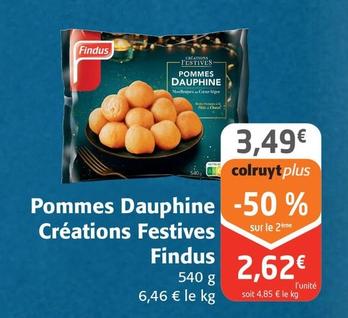 Findus - Pommes Dauphine Creations Festives 