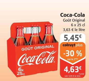 Coca Cola - Goût Original offre à 5,45€ sur Colruyt