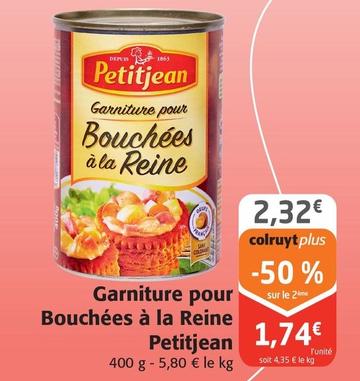 Petitjean - Garniture Pour Bouchees A La Reine 