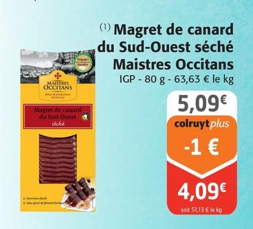 Maistres Occitans - Magret De Canard Du Sud-ouest Séché