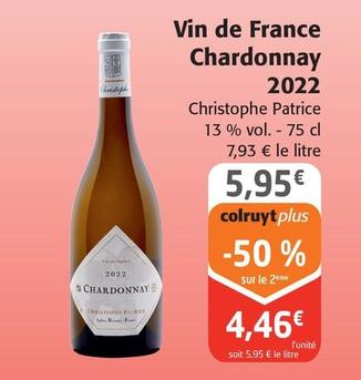 Chardonnay - Vin De France 2022